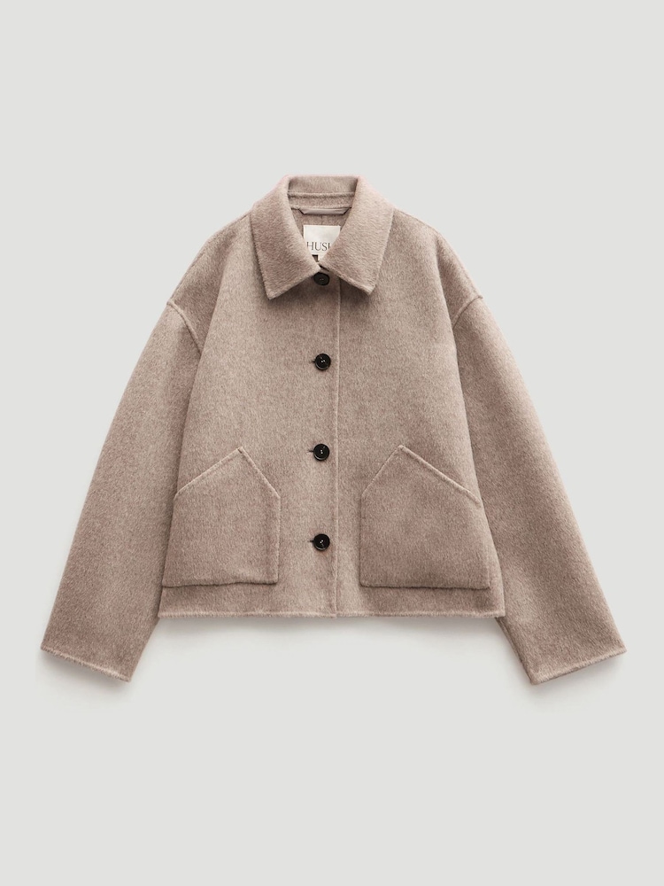 Hush Natural Pure Wool Double Faced Jacket - Image 6 of 6