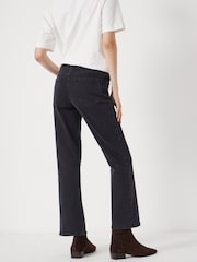 Hush Black Eliana Cropped Mid Rise Bootcut Jeans - Image 4 of 6