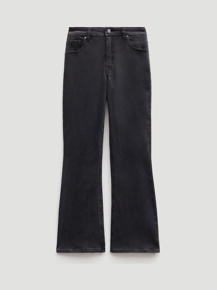 Hush Black Eliana Cropped Mid Rise Bootcut Jeans - Image 6 of 6 Hush Black Eliana Cropped Mid Rise Bootcut Jeans - Image 6 of 6