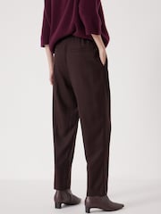 Hush Brown Tapered Leg Trousers - Image 4 of 4