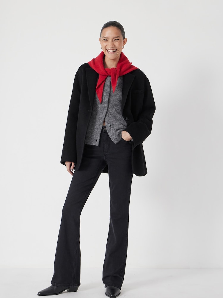 Hush Black Eliana Mid Rise Bootcut Jeans - Image 2 of 7 Hush Black Eliana Mid Rise Bootcut Jeans - Image 2 of 7