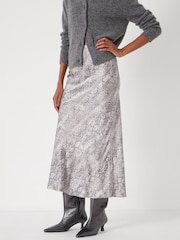 Hush Grey Simone Slinky Skirt - Image 1 of 5