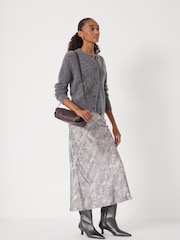 Hush Grey Simone Slinky Skirt - Image 2 of 5