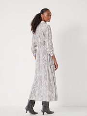 Hush Grey Rosey Midi Shirt Dress - Image 5 of 6
