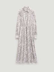 Hush Grey Rosey Midi Shirt Dress - Image 6 of 6