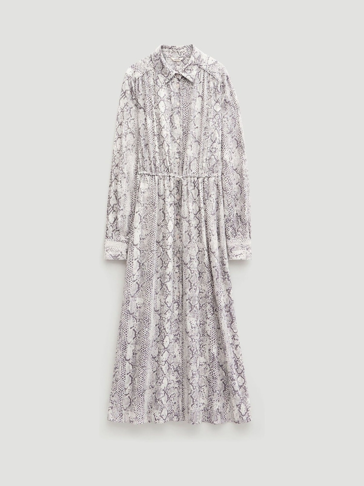 Hush Grey Rosey Midi Shirt Dress - Image 6 of 6