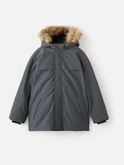 Mango Grey Anorak Marcos Coat - Image 4 of 6