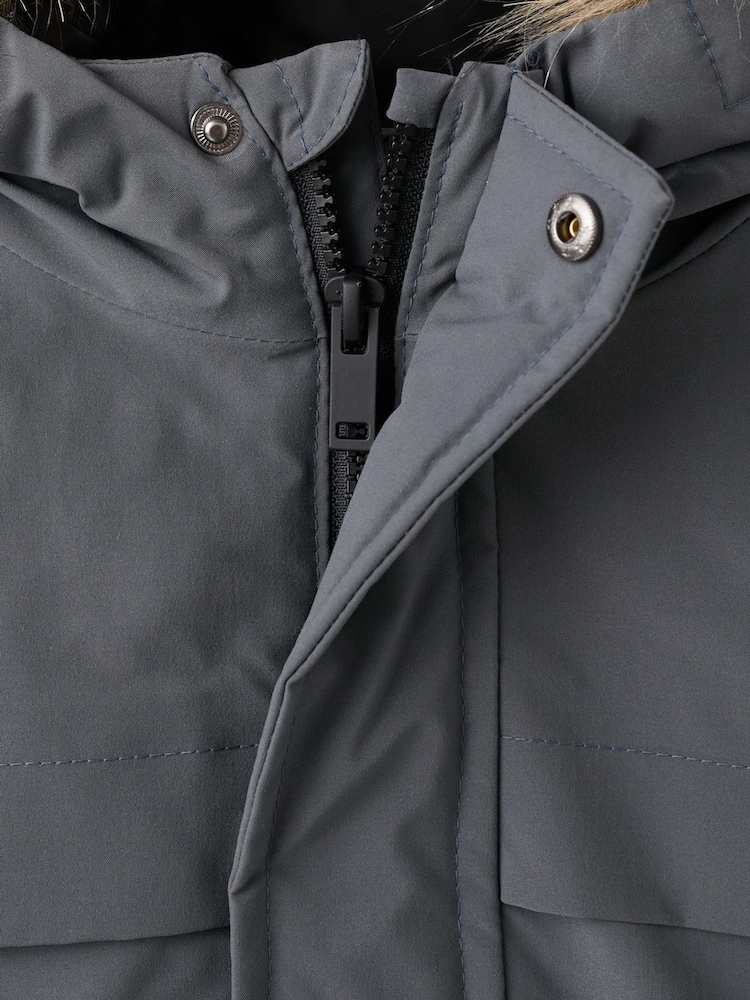 Mango Grey Anorak Marcos Coat - Image 6 of 6
