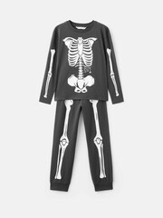 Mango Black Pack Bones Pyjamas - Image 1 of 3