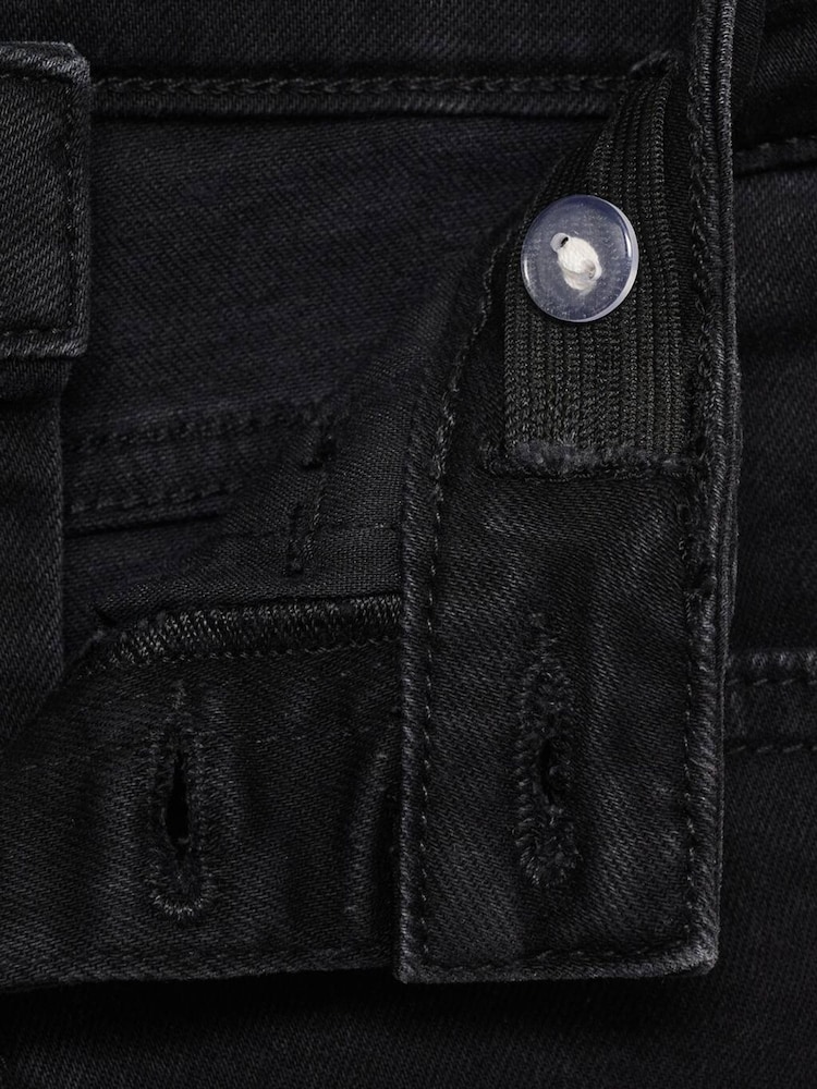 Mango Black Buttons Flare Jeans - Image 3 of 3