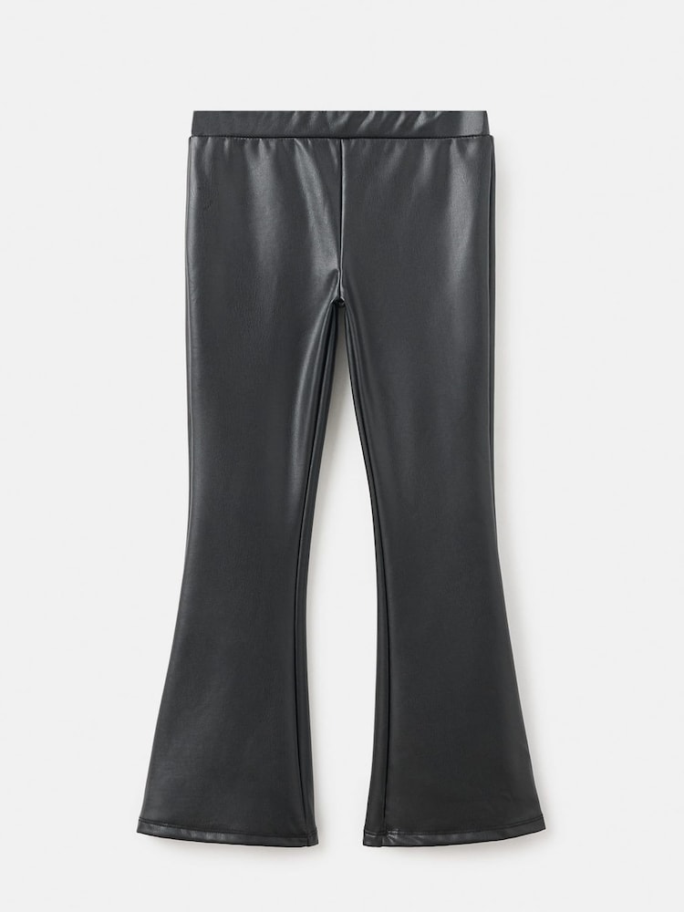 Mango Black Pili Leggings - Image 1 of 3