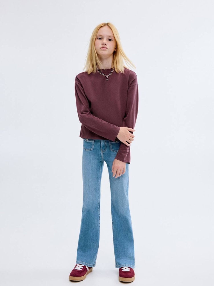 Mango Blue Jeans Flarexl1 - Image 1 of 4