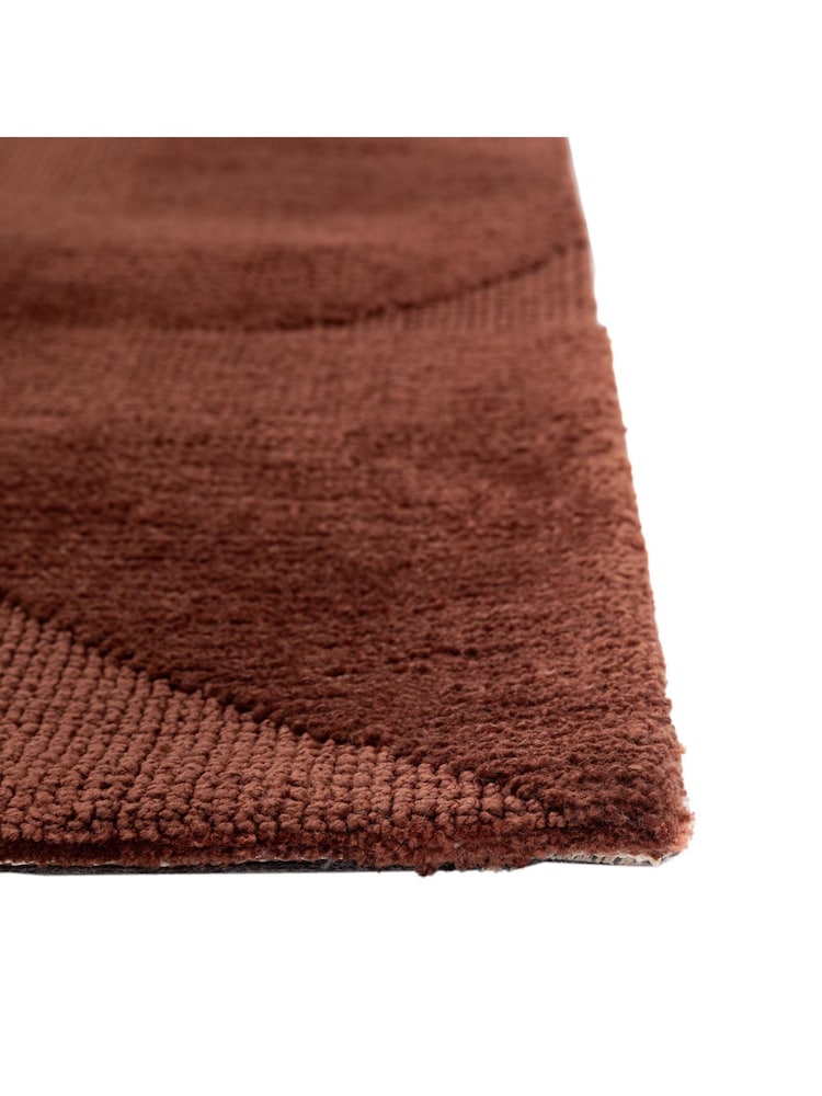 Gallery Home Orange Sedona Block Nutmeg Rug - Image 2 of 3 Gallery Home Orange Sedona Block Nutmeg Rug - Image 2 of 3