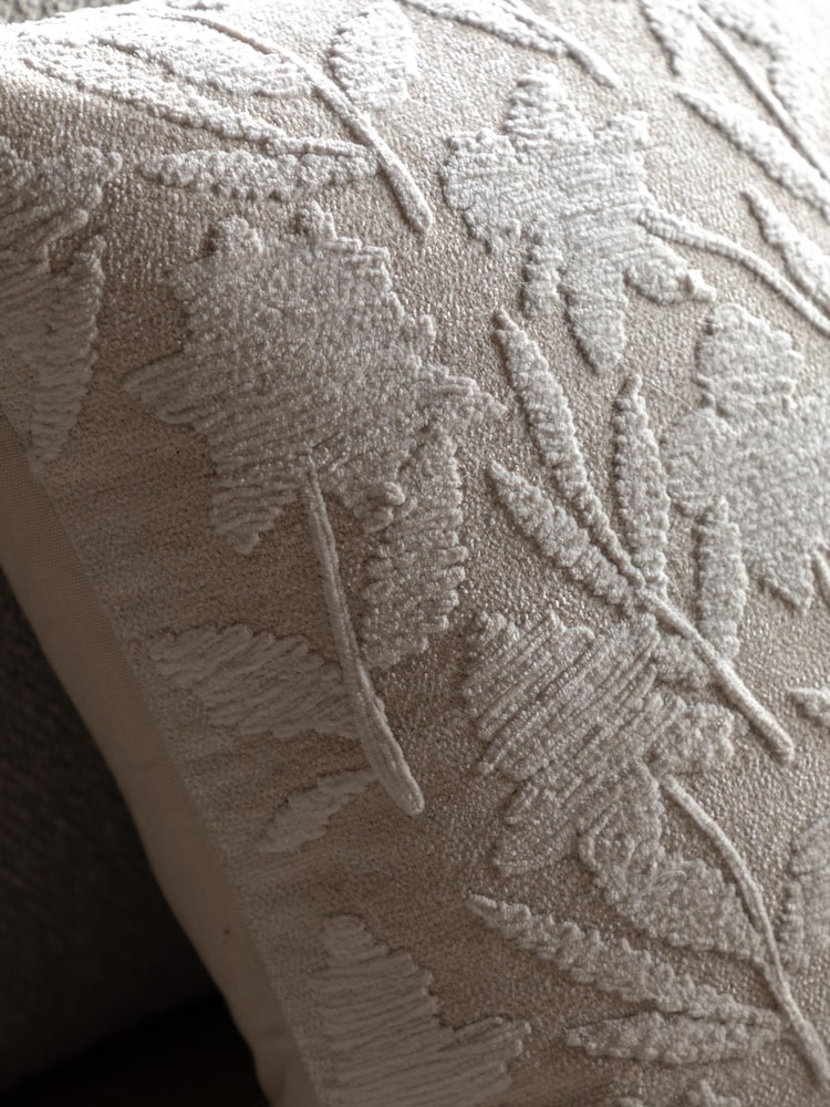 Gallery Home Taupe Eira Floral Cushion - Image 2 of 7
