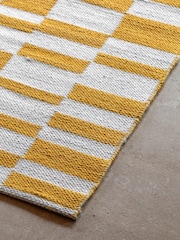 Gallery Home Yellow Preston Jacquard Mustard Rug - Image 2 of 5