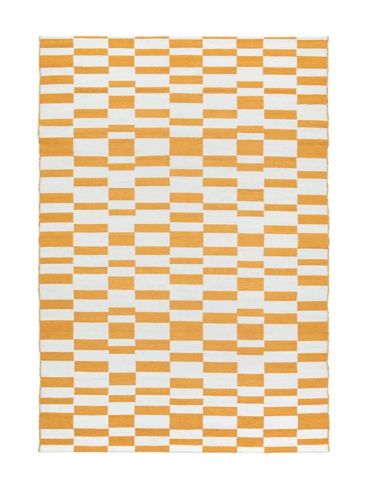 Gallery Home Yellow Preston Jacquard Mustard Rug - Image 3 of 3