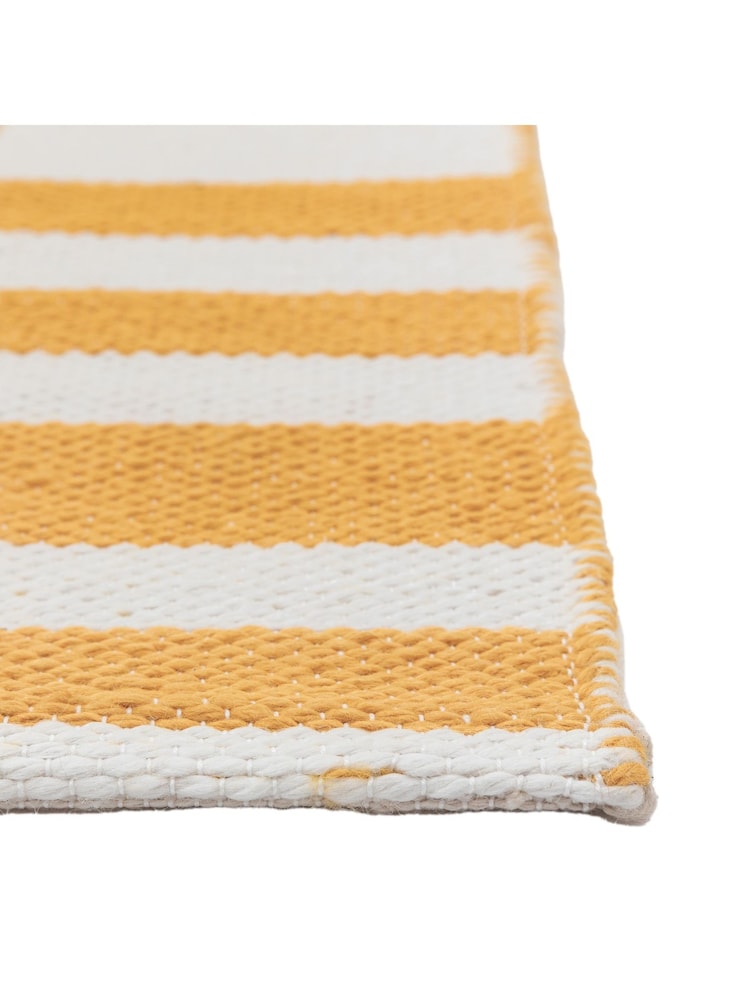 Gallery Home Yellow Preston Jacquard Mustard Rug - Image 5 of 5 Gallery Home Yellow Preston Jacquard Mustard Rug - Image 5 of 5