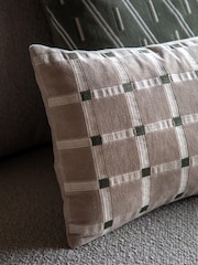Gallery Home Taupe Suri Velvet Cushion - Image 3 of 3