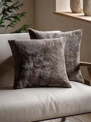 Gallery Home 2 Pack Brown Bask Weave Cushions - Image 1 of 8