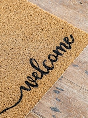 Gallery Home Natural Harbor Welcome Coir Doormat - Image 4 of 6