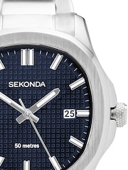 Sekonda Octaire 40mm Mens TV  Analogue Watch with Black Strap - Image 6 of 6
