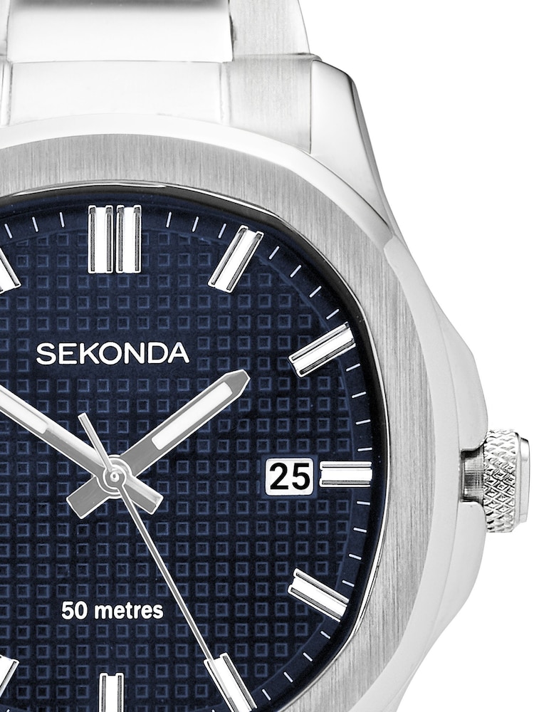 Sekonda Octaire 40mm Mens TV  Analogue Watch with Black Strap - Image 6 of 6