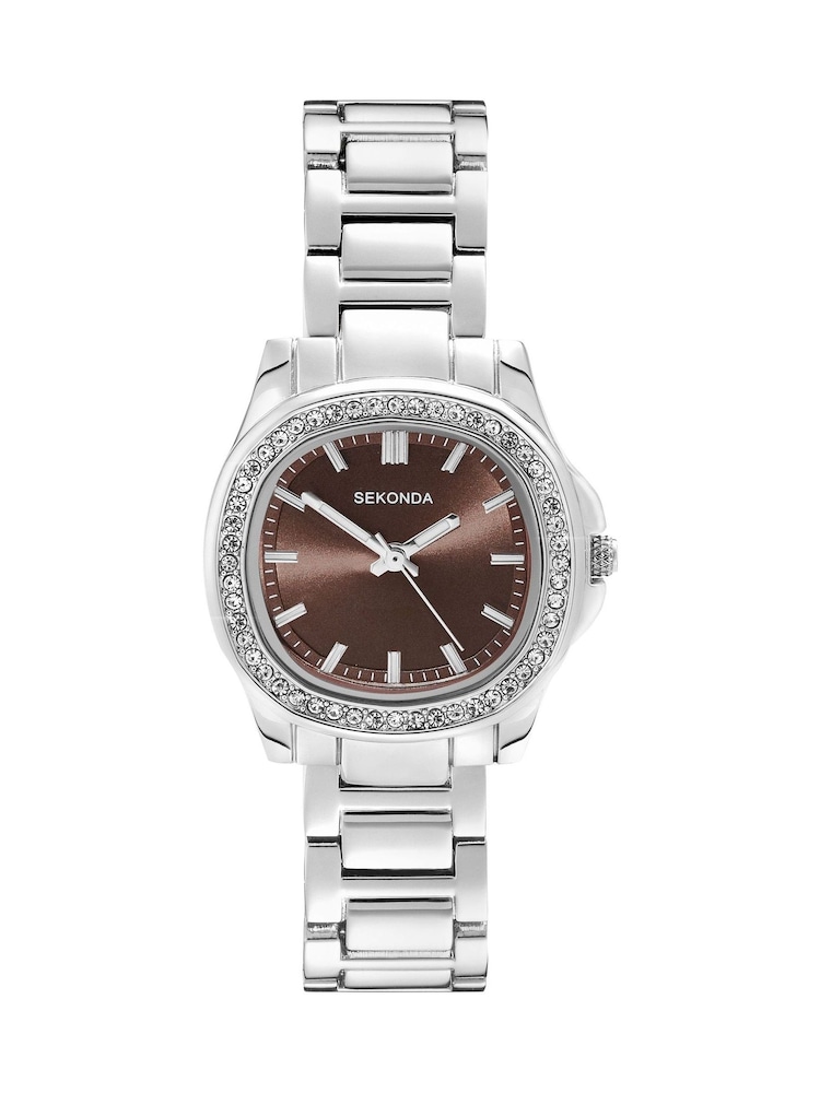 Sekonda Octaire 30mm Womens TV Analogue Watch with Bracelet - Image 2 of 6 Sekonda Octaire 30mm Womens TV Analogue Watch with Bracelet - Image 2 of 6