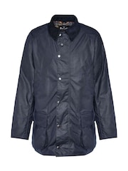 Barbour® Blue Bristol Wax Coat - Image 7 of 9