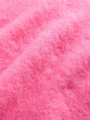 Gap Pink Brushed Fringe Scarf with Wool - Image 4 of 4