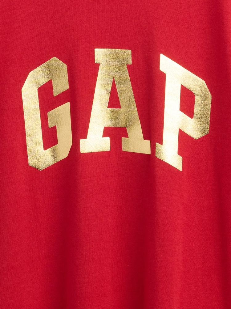 Gap Red Favourite Logo T-Shirt - Image 4 of 4 Gap Red Favourite Logo T-Shirt - Image 4 of 4
