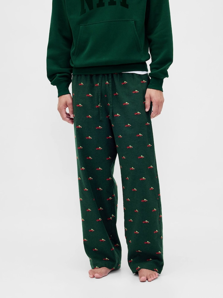 Gap Green Matching Family Christmas Pyjama Bottoms - Image 2 of 6 Gap Green Matching Family Christmas Pyjama Bottoms - Image 2 of 6