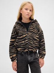 Animal - Gap Sherpa Relaxed Zip Hoodie (4-13yrs) (4-13yrs) - Imagen 1 de 5