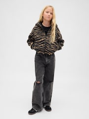 Animal - Gap Sherpa Relaxed Zip Hoodie (4-13yrs) (4-13yrs) - Imagen 3 de 5