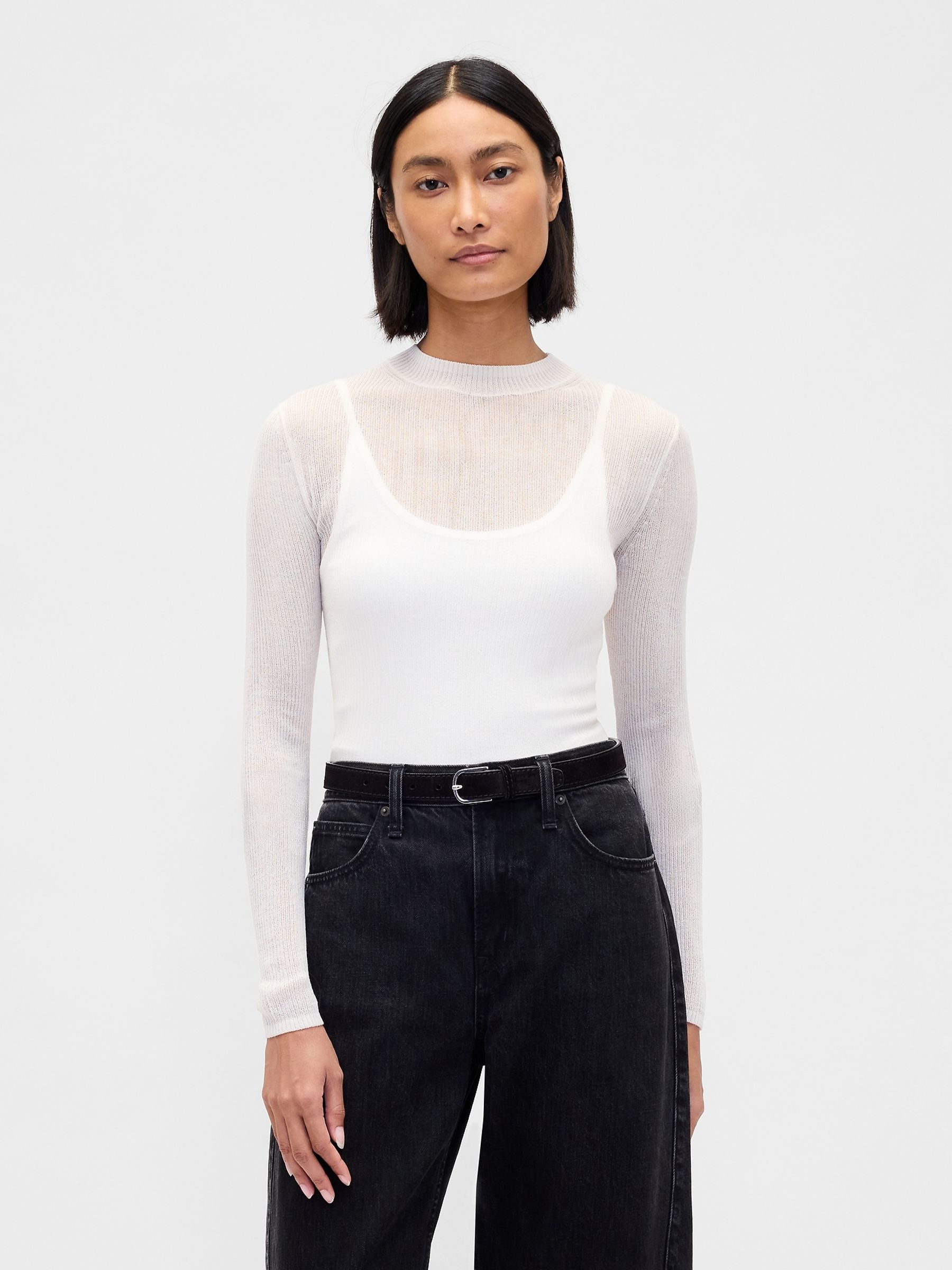 2024年激安 トップス theredthread sheer hook tops theredthread