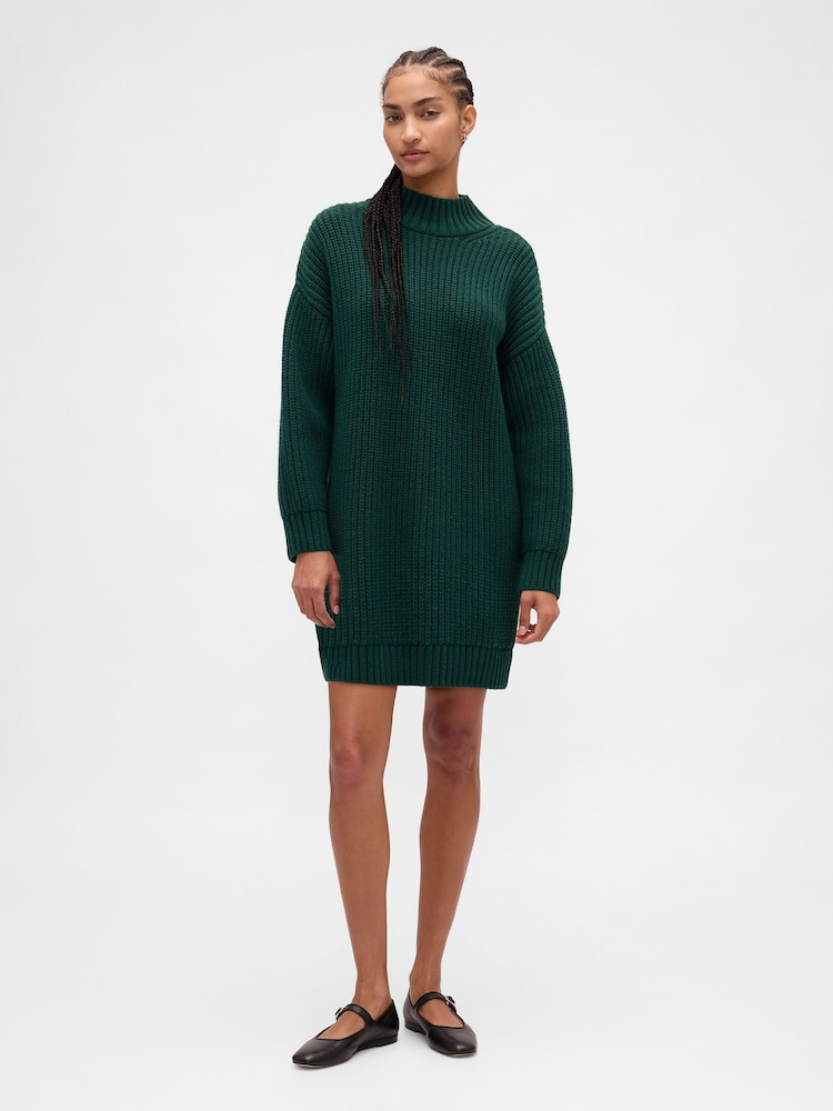 Buy Gap Green Oversized Turtle Neck Mini Jumper Dress from Next Gibraltar Buy Gap Green Oversized Turtle Neck Mini Jumper Dress from Next Gibraltar