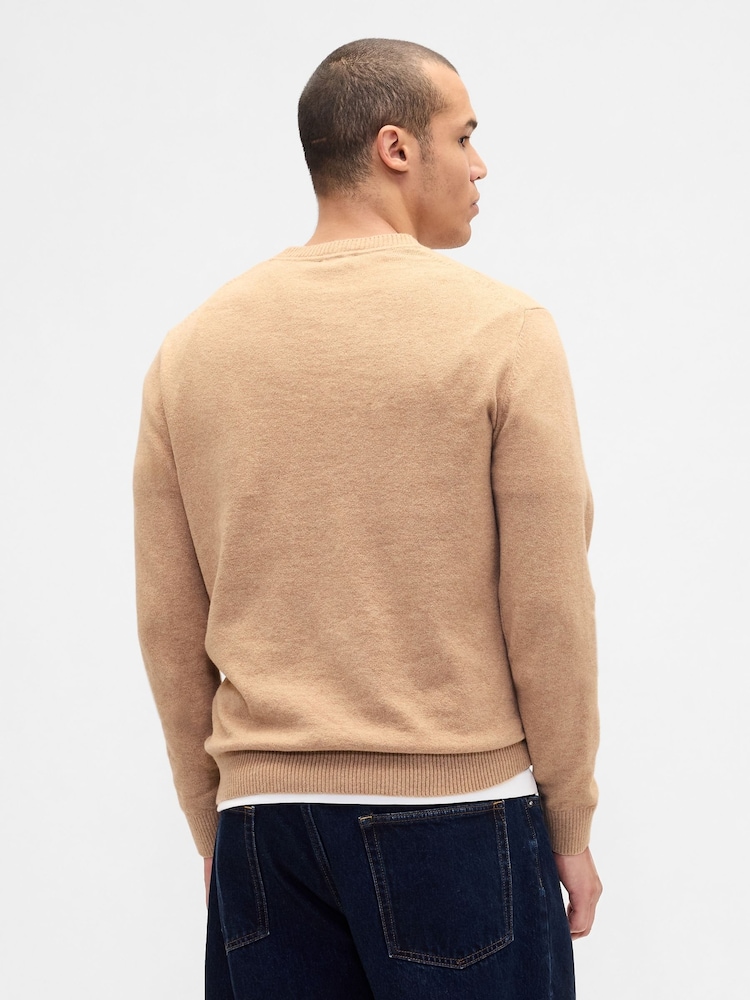 Gap Brown CashSoft Crewneck Jumper - Image 2 of 4 Gap Brown CashSoft Crewneck Jumper - Image 2 of 4