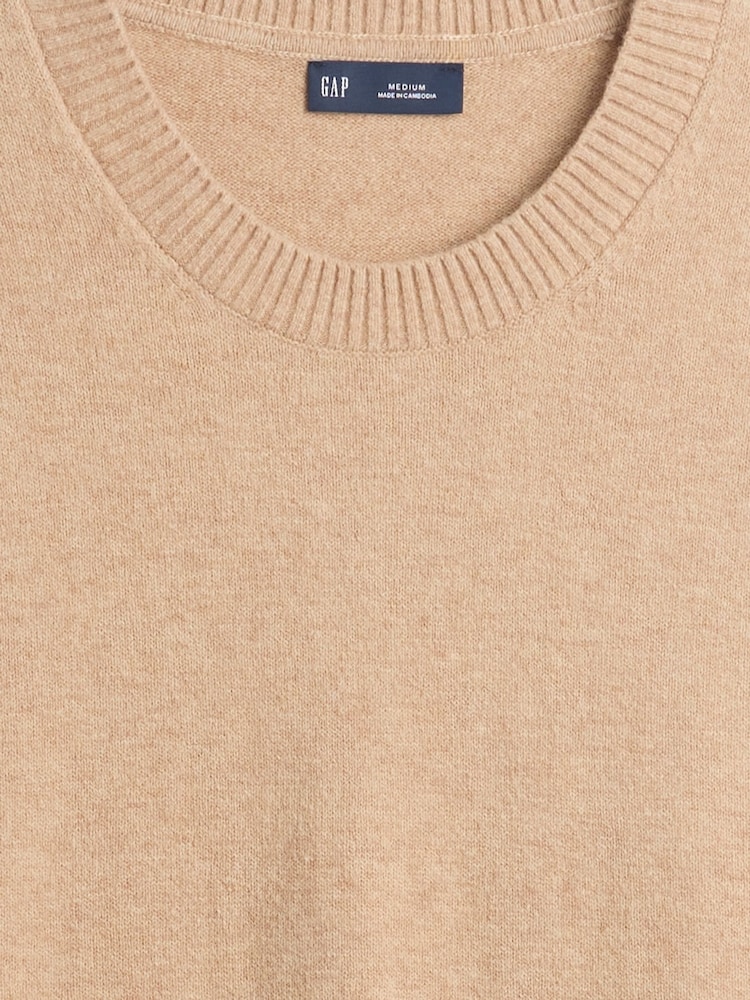 Gap Brown CashSoft Crewneck Jumper - Image 4 of 4 Gap Brown CashSoft Crewneck Jumper - Image 4 of 4
