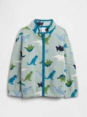 Gap Green Fleece Zip Sweatshirt (6mths-5yrs) (6mths-5yrs) - Image 1 of 3