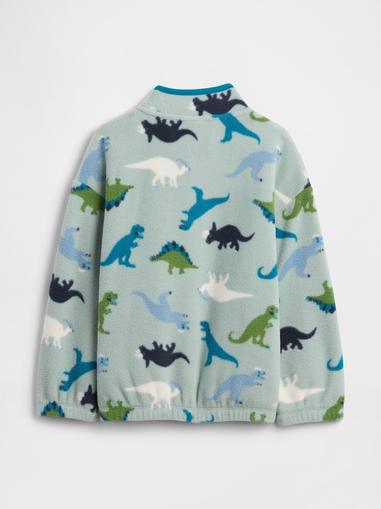 Gap Green Fleece Zip Sweatshirt (6mths-5yrs) (6mths-5yrs) - Image 2 of 3 Gap Green Fleece Zip Sweatshirt (6mths-5yrs) (6mths-5yrs) - Image 2 of 3