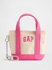 Gap Pink Logo Tote Keychain Charm - Image 1 of 3