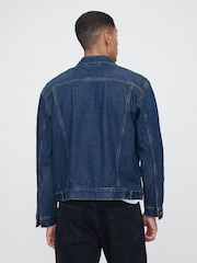 Gap Dark Wash Blue Icon Denim Jacket - Image 2 of 4