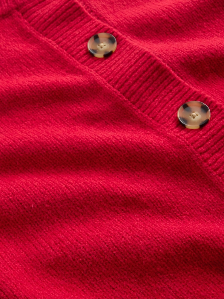 Gap Red Oversized CashSoft Chunky Cardigan - Image 4 of 4 Gap Red Oversized CashSoft Chunky Cardigan - Image 4 of 4