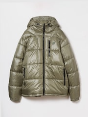 Gap Green Heavyweight Puffer Jacket - Image 1 of 4