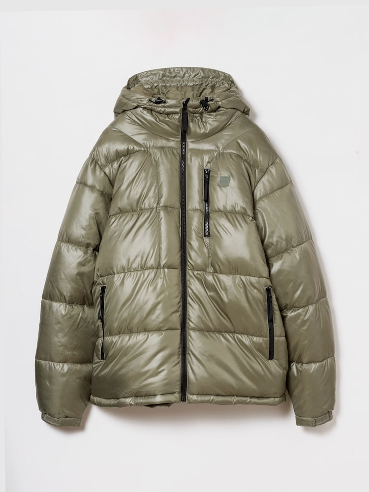 Gap Green Heavyweight Puffer Jacket - Image 1 of 4