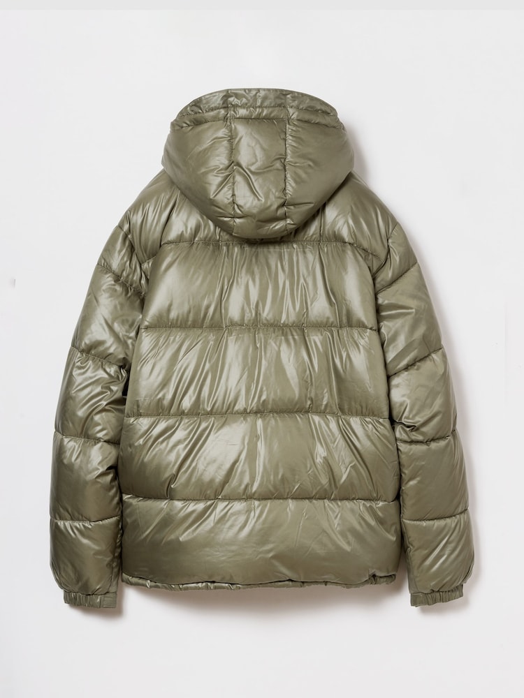 Gap Green Heavyweight Puffer Jacket - Image 2 of 4