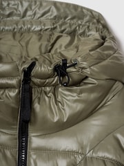 Gap Green Heavyweight Puffer Jacket - Image 3 of 4