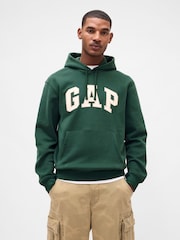 Verde - Sudadera con capucha con logo en arco VintageSoft de Gap - Imagen 1 de 4