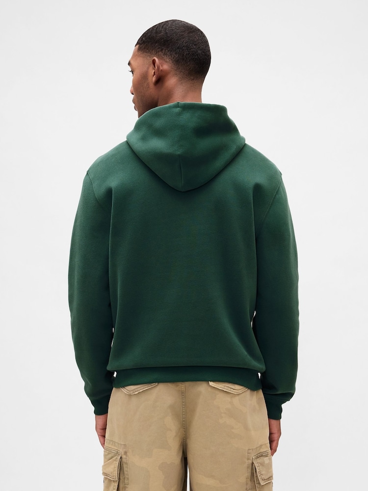 Verde - Sudadera con capucha con logo en arco VintageSoft de Gap - Imagen 2 de 4