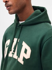Verde - Sudadera con capucha con logo en arco VintageSoft de Gap - Imagen 4 de 4