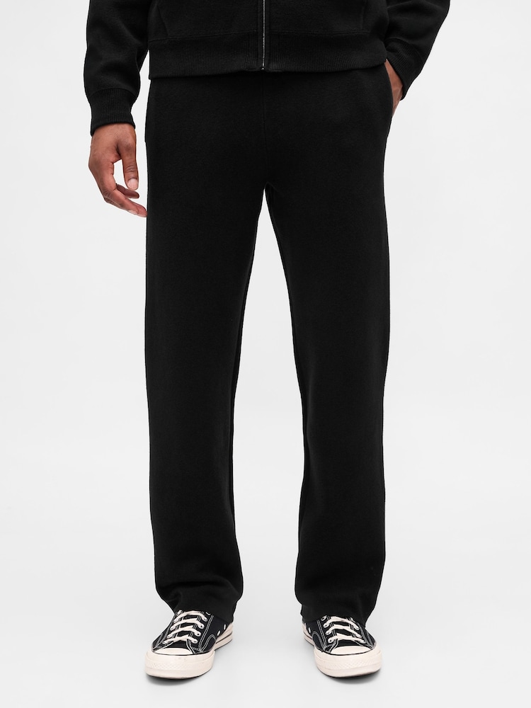Gap Black Heavyweight CashSoft Joggers - Image 1 of 5 Gap Black Heavyweight CashSoft Joggers - Image 1 of 5